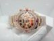 Copy Rolex Cosmograph Daytona Iced Out Watch Rose Gold Roman Markers (8)_th.jpg